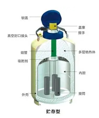 液氮罐結(jié)構(gòu) 液氮罐結(jié)構(gòu)